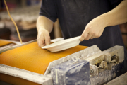 Glaze Being Wiped Off