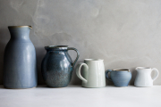 65, 67 Nirvana, D08 Pistachio Green, LBPJUG Denim,KILN JUG LARGE Azure No Band