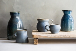 64 Nirvana KILNJUGLARGE Granite, 66 Granite, LBPJUG Denim, 63 Janna Blue