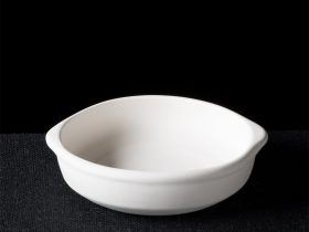 Round Tapas Dish With Built In Handles