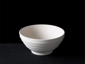 Bowl With Ridged Outer