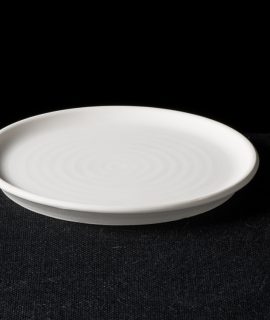 Small Rim Round Flat Plate