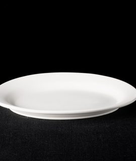 Irregular Rimmed Oval Platter