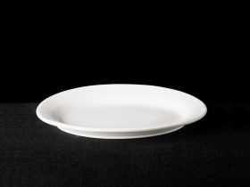 Irregular Rimmed Oval Platter